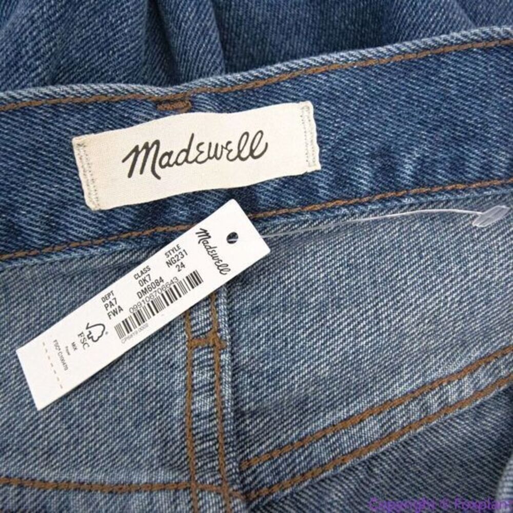 NEW Madewell Perfect Vintage Straight Jean in Firthway Wash, 24 - Picture 14 of 16